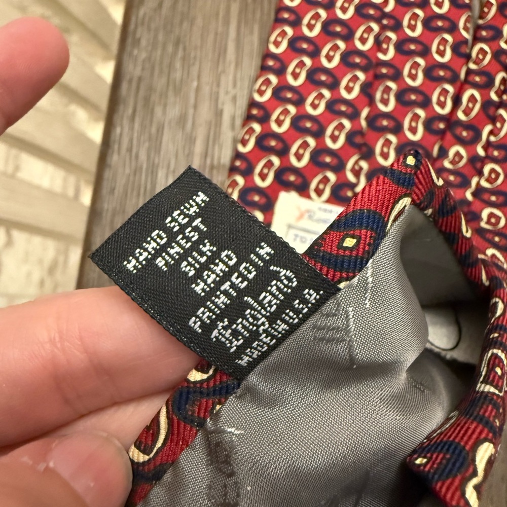 Robert Talbott Red Geometric Tie - image 3